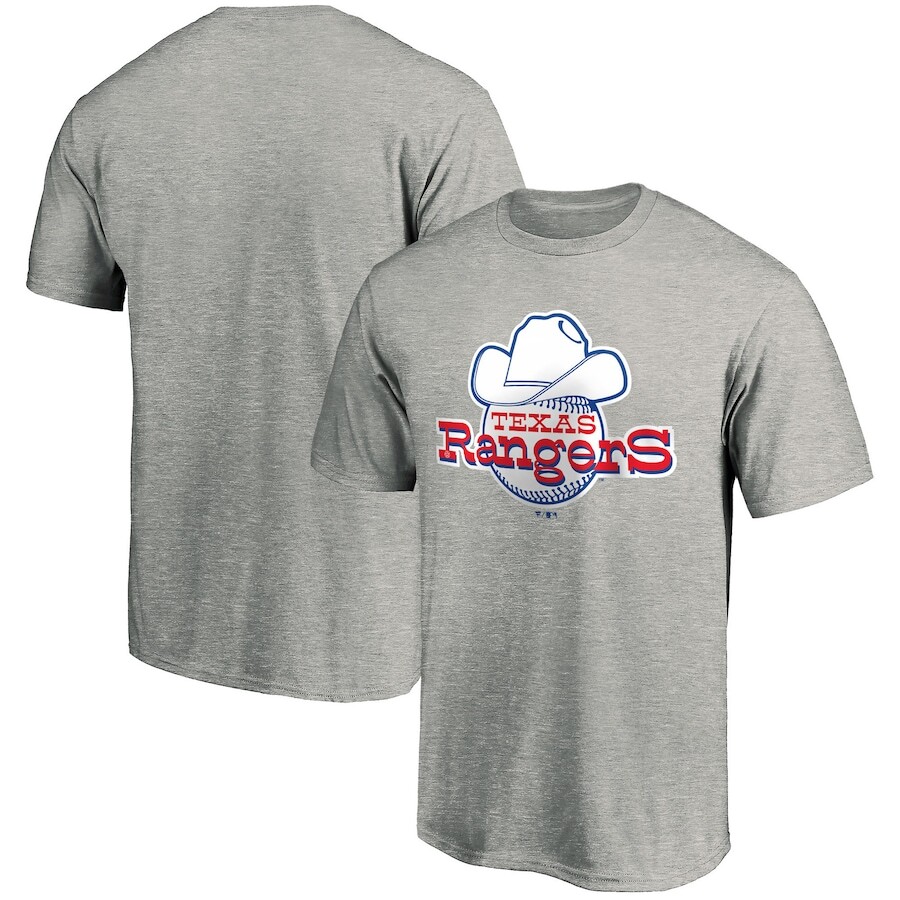 

Футболка с коротким рукавом Fanatics Branded Texas Rangers, серый