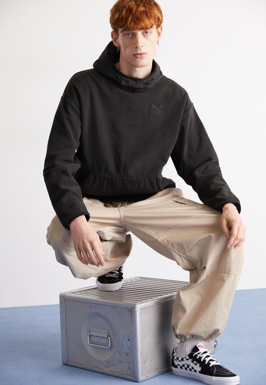 

Толстовка из флиса CLASSICS UTILITY HOODIE Puma, черный
