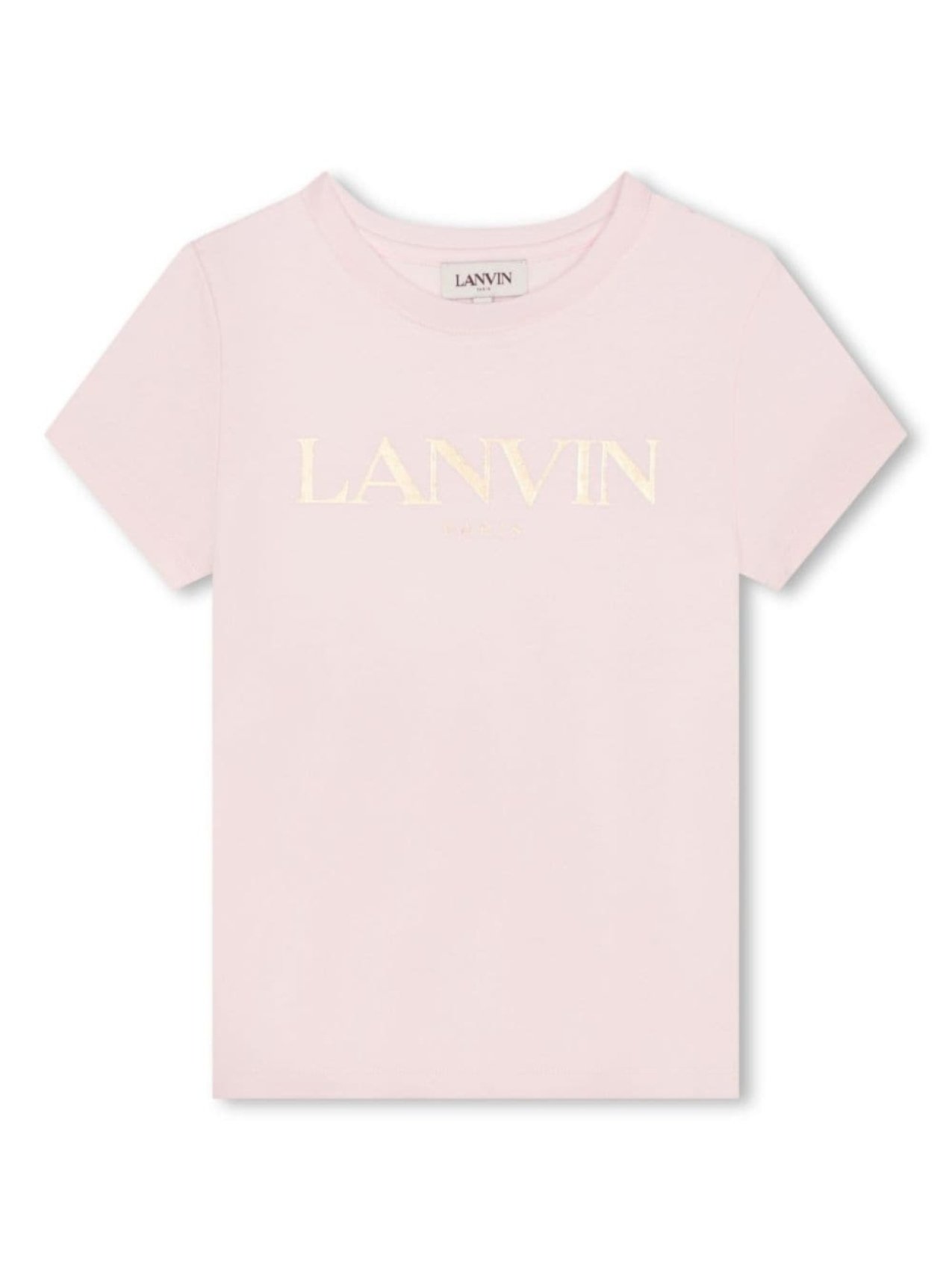 

Lanvin Enfant футболка с логотипом, розовый