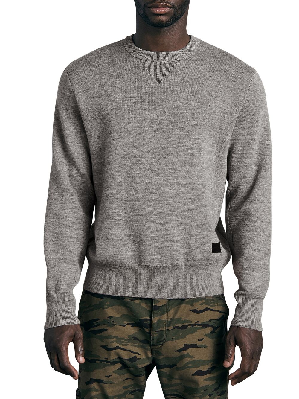 

Свитер York из смесовой шерсти rag & bone, серый