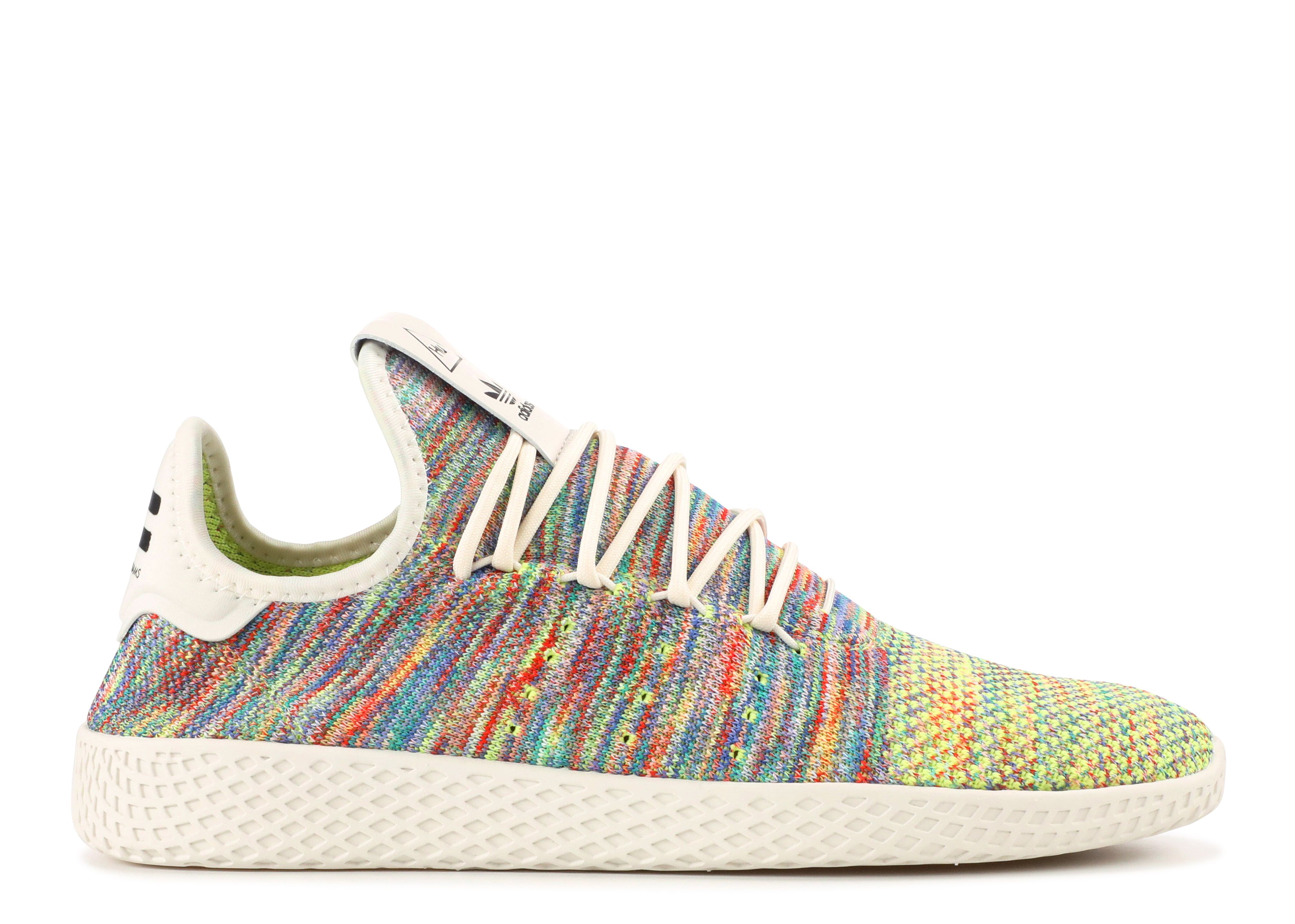 Кроссовки adidas Pharrell X Tennis Hu Primeknit 'Multi-Color 2.0', разноцветный