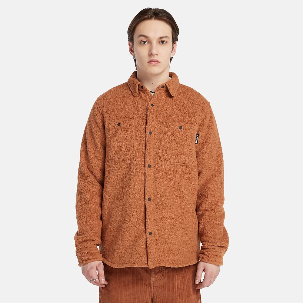 

Рубашка Timberland Utility Sherpa, коричневый