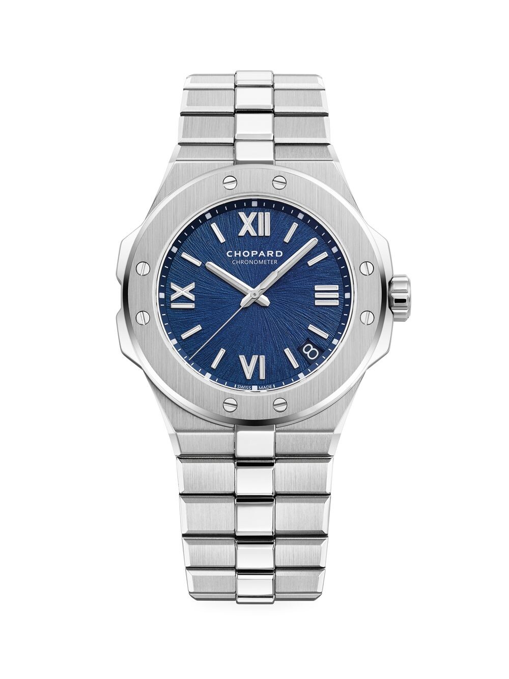 

Часы-браслет Alpine Eagle из нержавеющей стали с синим циферблатом Chopard