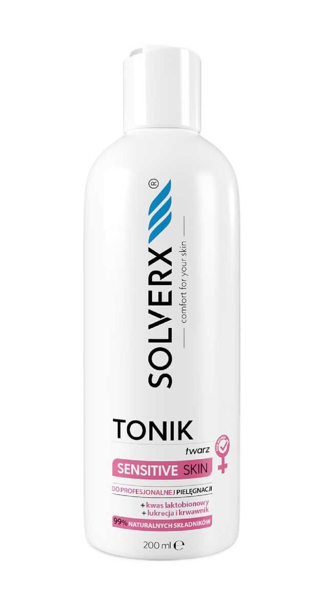 цена Тоник для лица Solverx Sensitive Skin, 200 мл