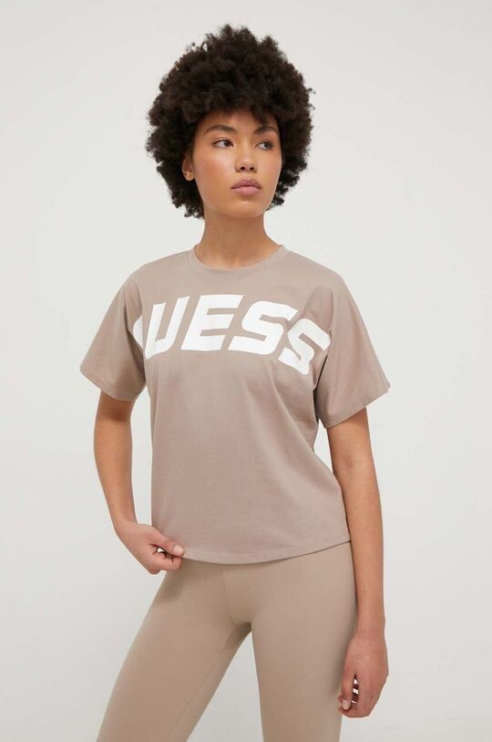 Футболки Guess, коричневый