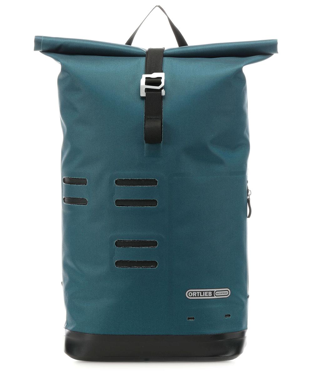 Рюкзак Commuter Daypack City 21 с откидной крышкой, нейлон 15 дюймов Ortlieb, синий