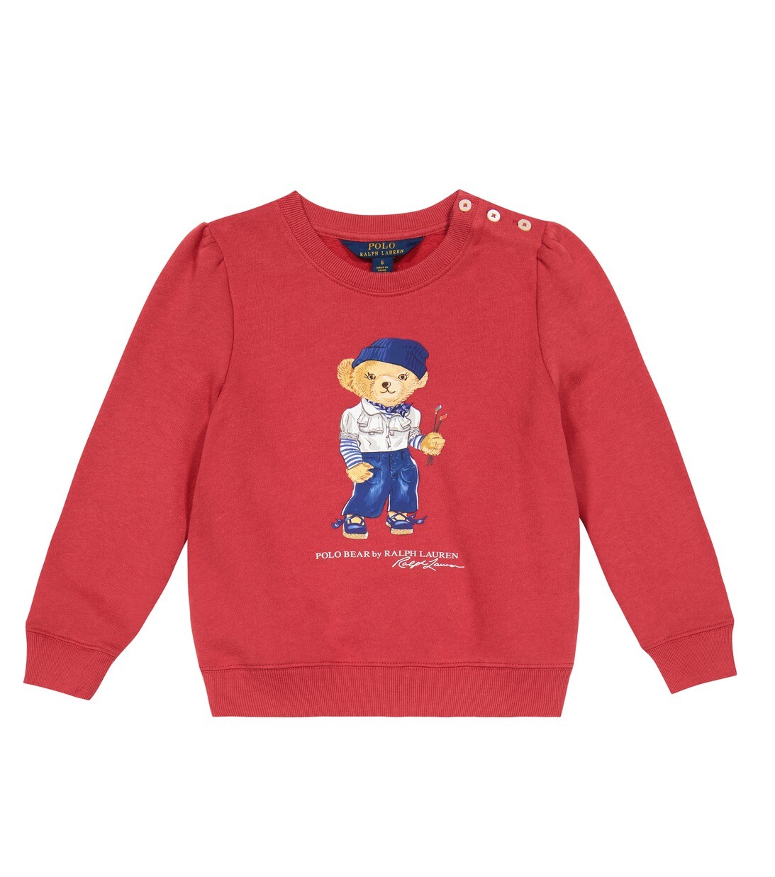 

Толстовка Polo Bear из джерси Polo Ralph Lauren, красный