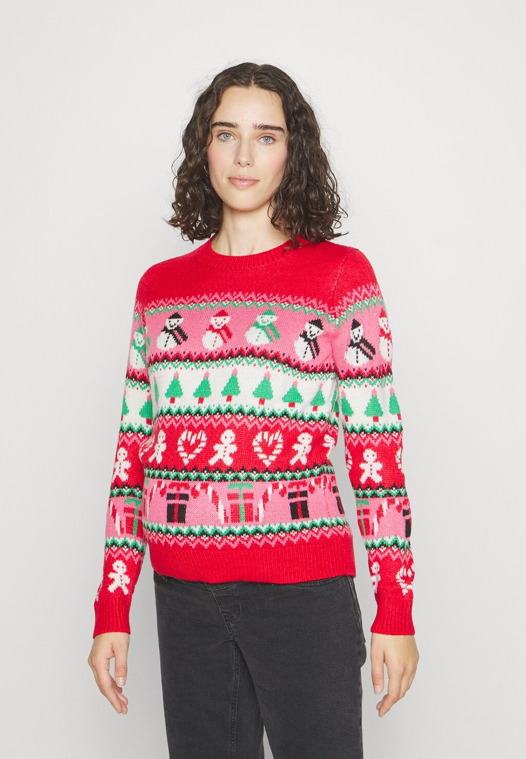 

Свитшот Vero Moda Maternity VMMXMASMIX O NECK XMAS, цвет chinese red