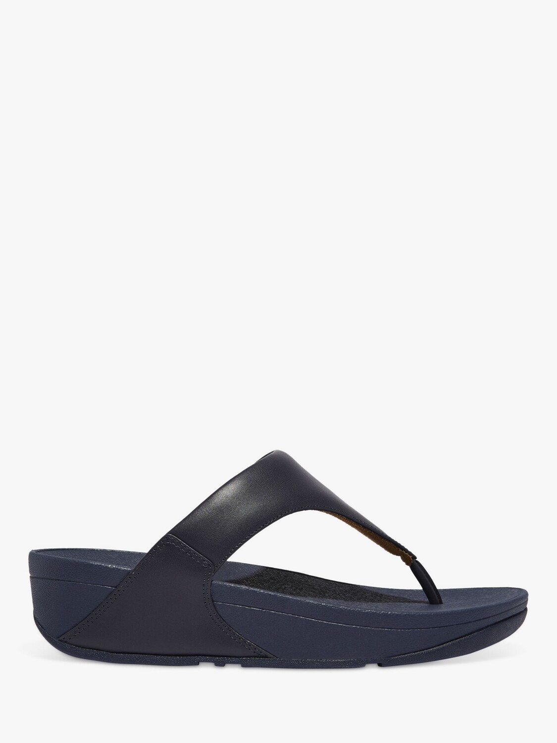 

Кожаные сандалии FitFlop Lulu, насыщенный синий цвет