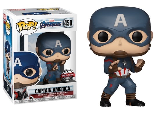 

Funko POP! Marvel, коллекционная фигурка, Мстители, Капитан Америка, Специальное издание