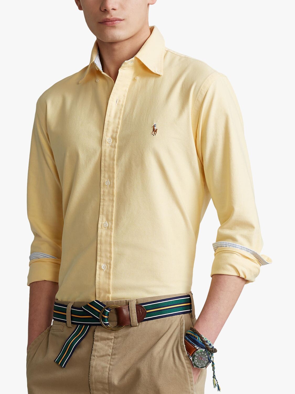 

Оксфордская рубашка Polo Ralph Lauren, желтая