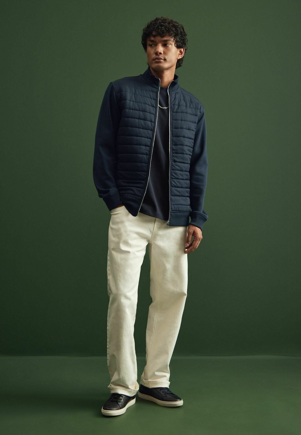 

Легкая куртка QUILTED HYBRID REGULAR FIT Next, цвет navy blue
