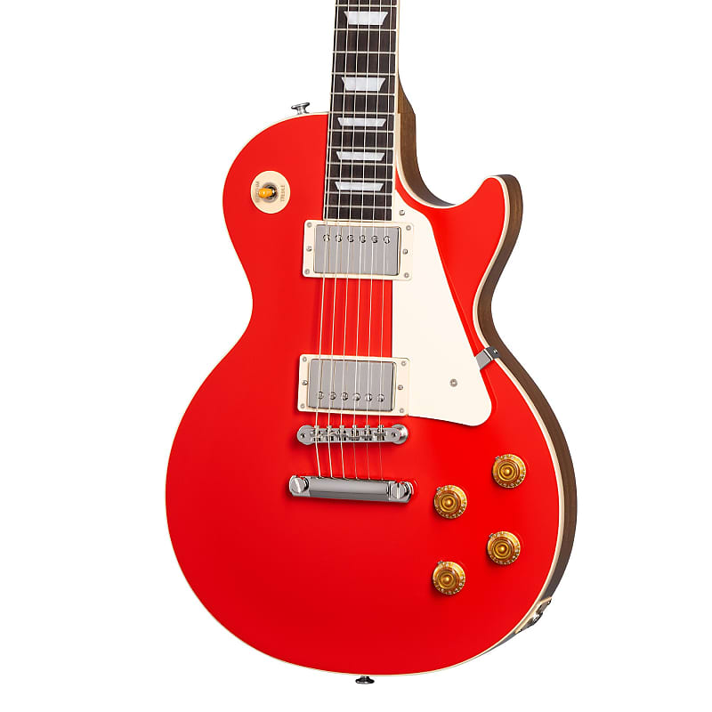 Электрогитара Gibson Les Paul Standard 50s Plain Top - Cardinal Red Top