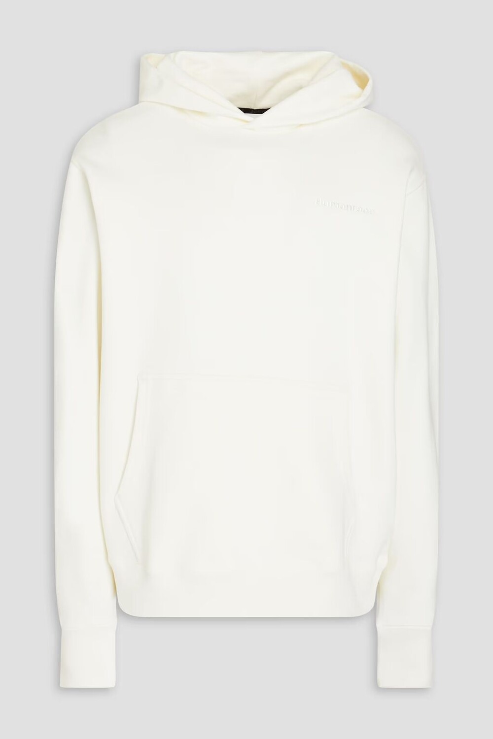 

Худи из французской хлопковой махры Adidas Originals By Pharrell Williams, цвет Off-white