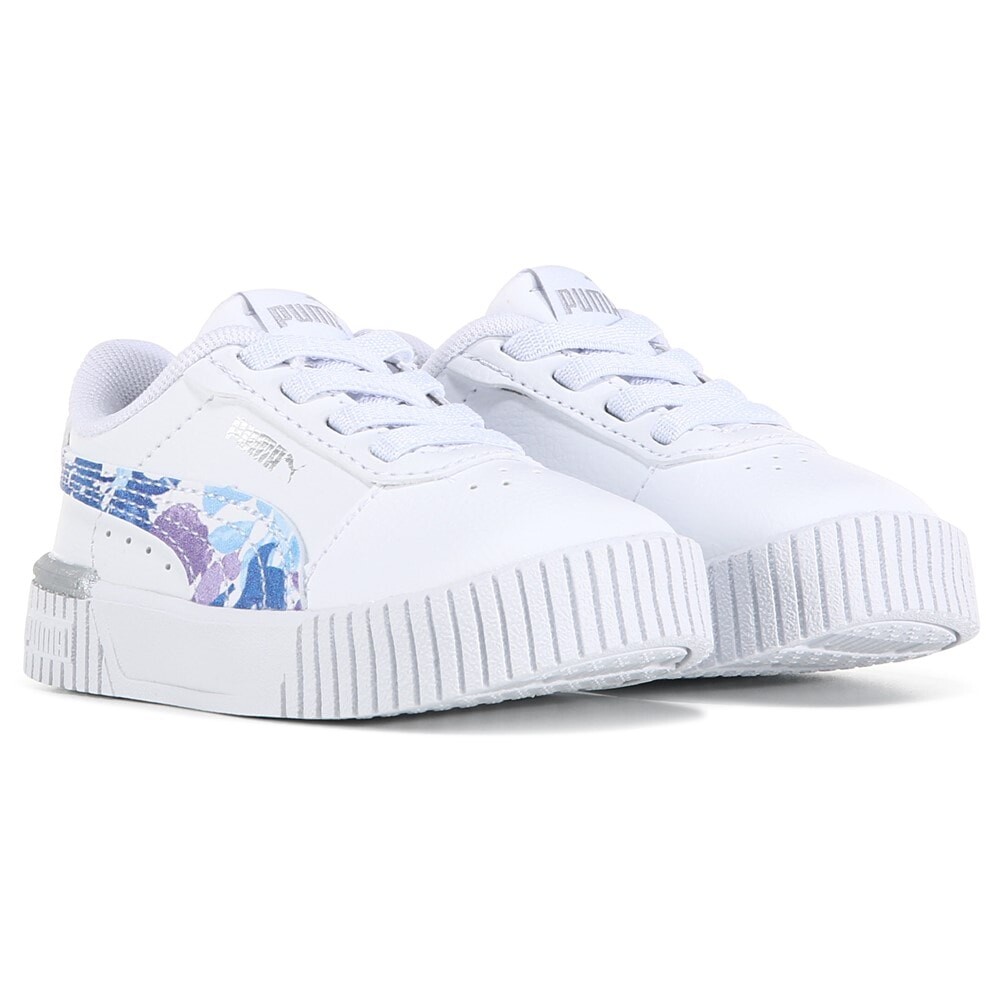 

Детские модные кроссовки Carina 2.0 для малышей Puma, белый
