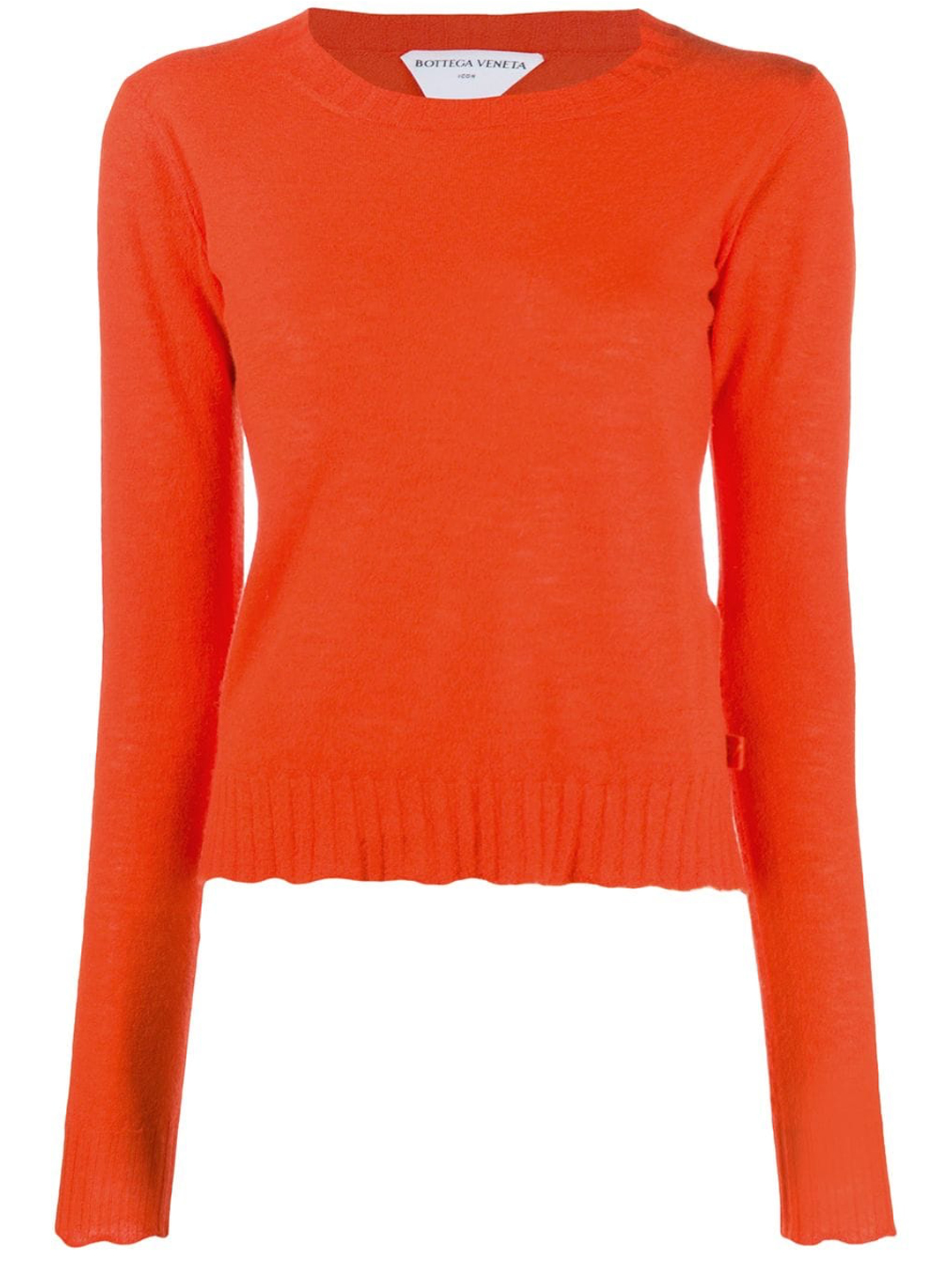 Свитер Bottega Veneta Orange Cashmere, оранжевый кашемировый свитер h