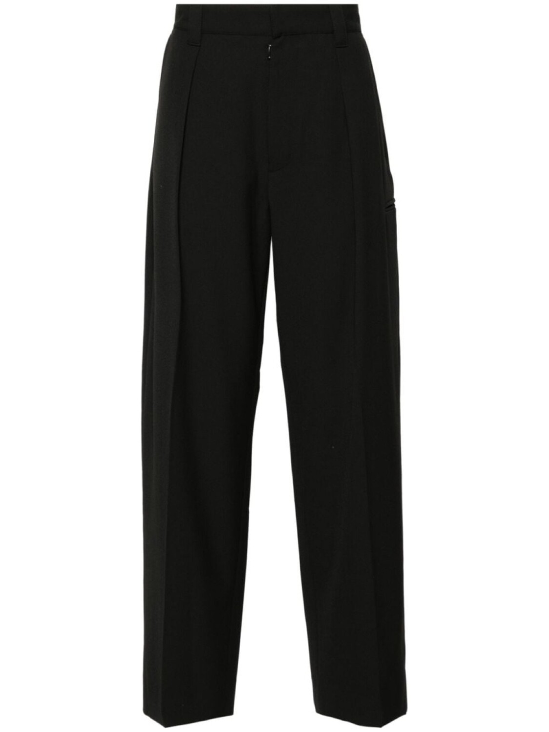 

MM6 Maison Margiela габардиновые брюки строгого кроя, черный