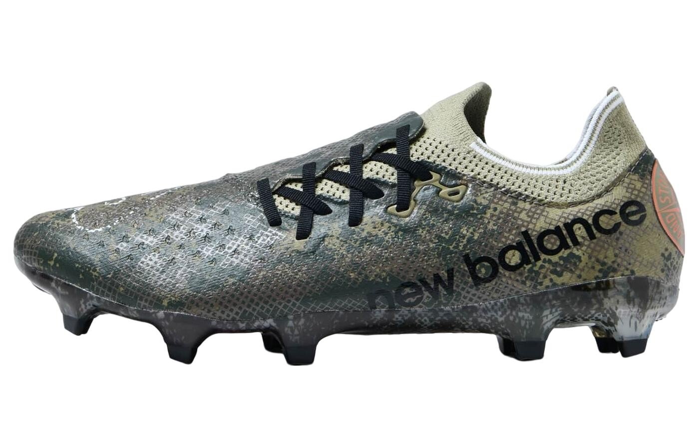 

Бутсы унисекс футбольные New Balance, зеленый / серый