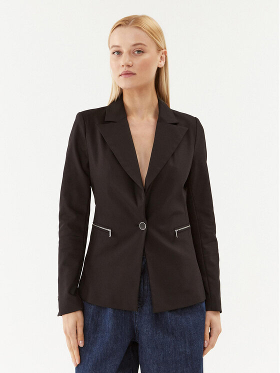 Куртка стандартного кроя Morgan, черный кофта на пуговицах 44 размер