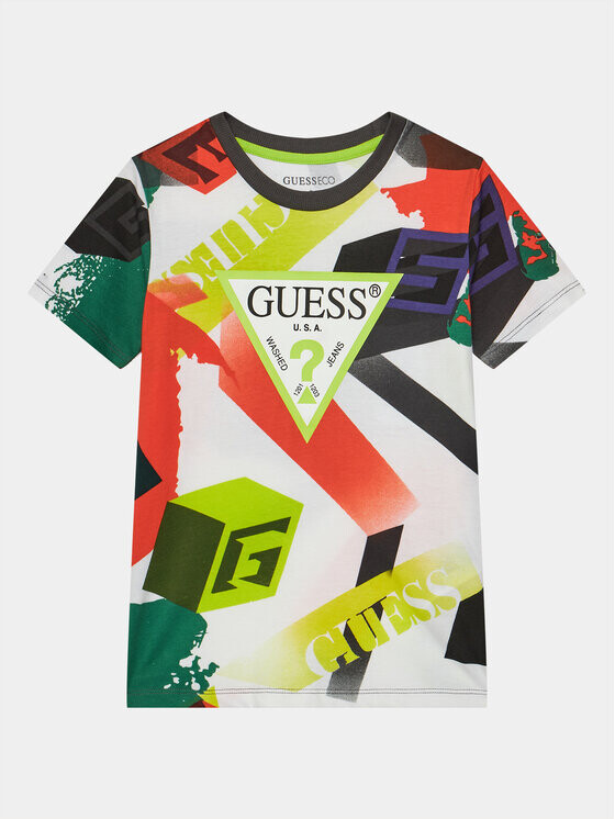

Футболка стандартного кроя Guess, мультиколор