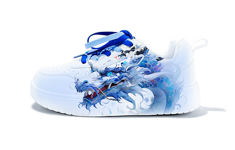 

Кроссовки Cold cicadas yesterday Skateboarding Shoes Unisex Low-top, синий