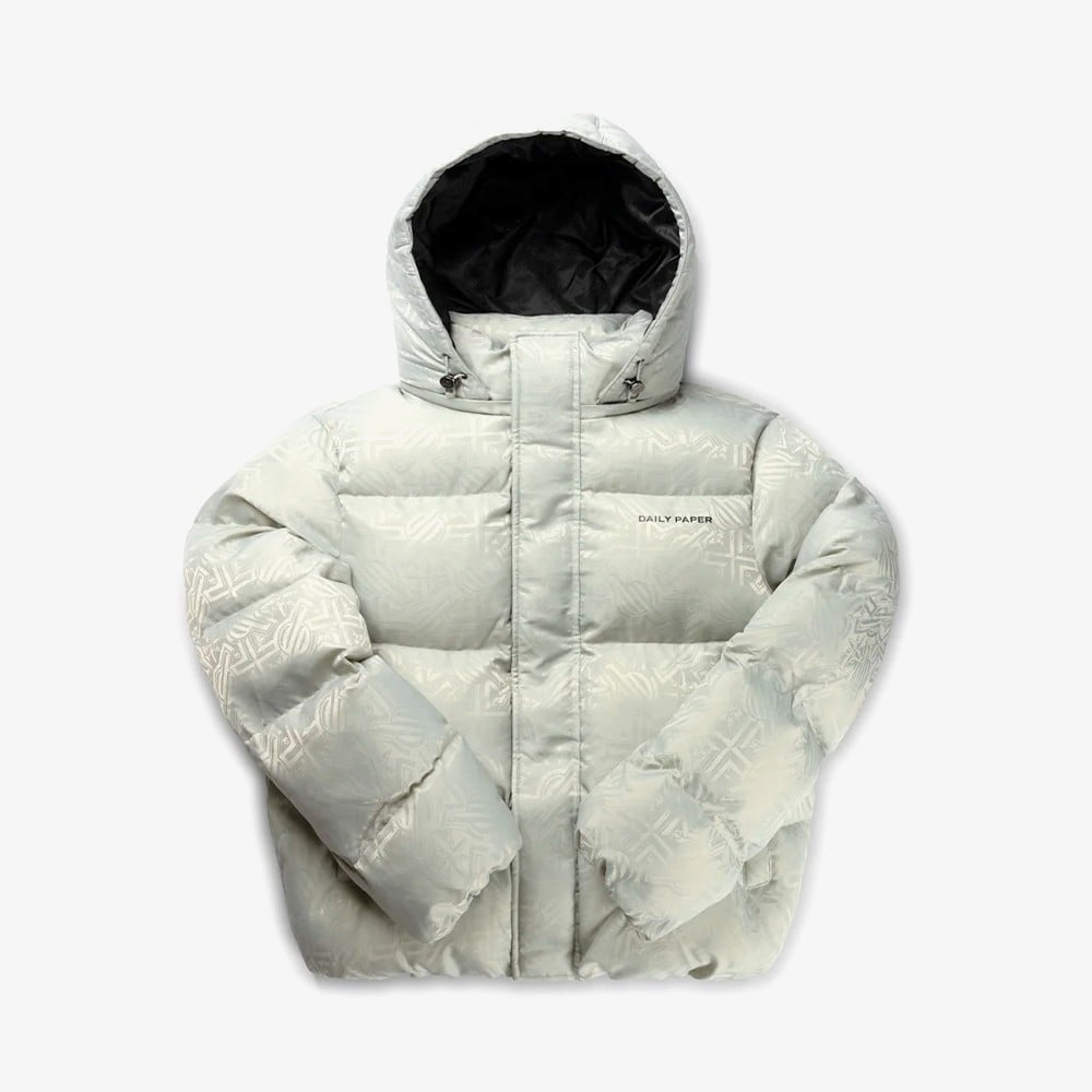 

Пуховик Ruzna Puffer Jacket 'Metal Grey' Daily Paper, серый