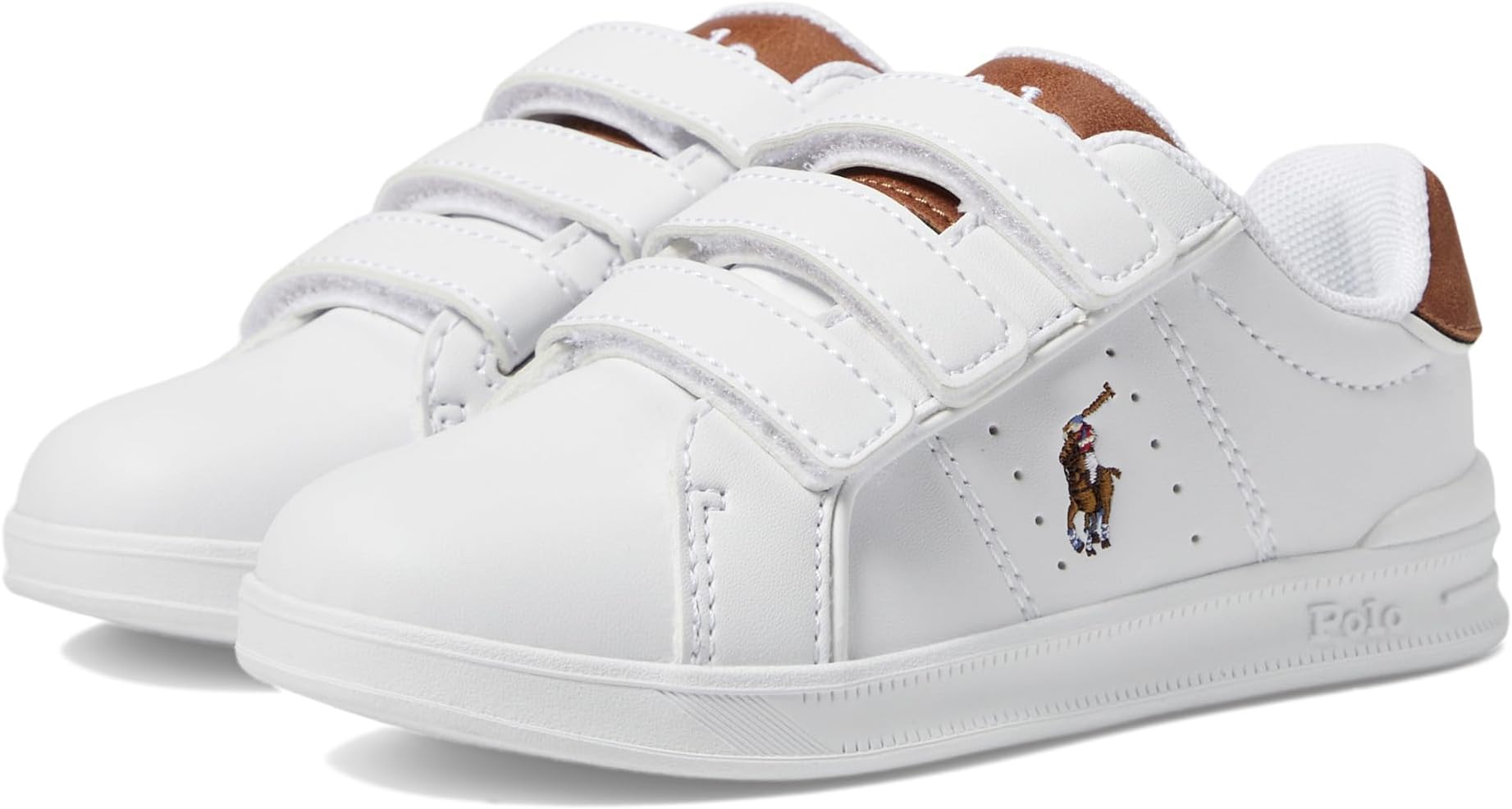 

Кроссовки Polo Ralph Lauren Heritage Court III EZ, цвет White/Tan