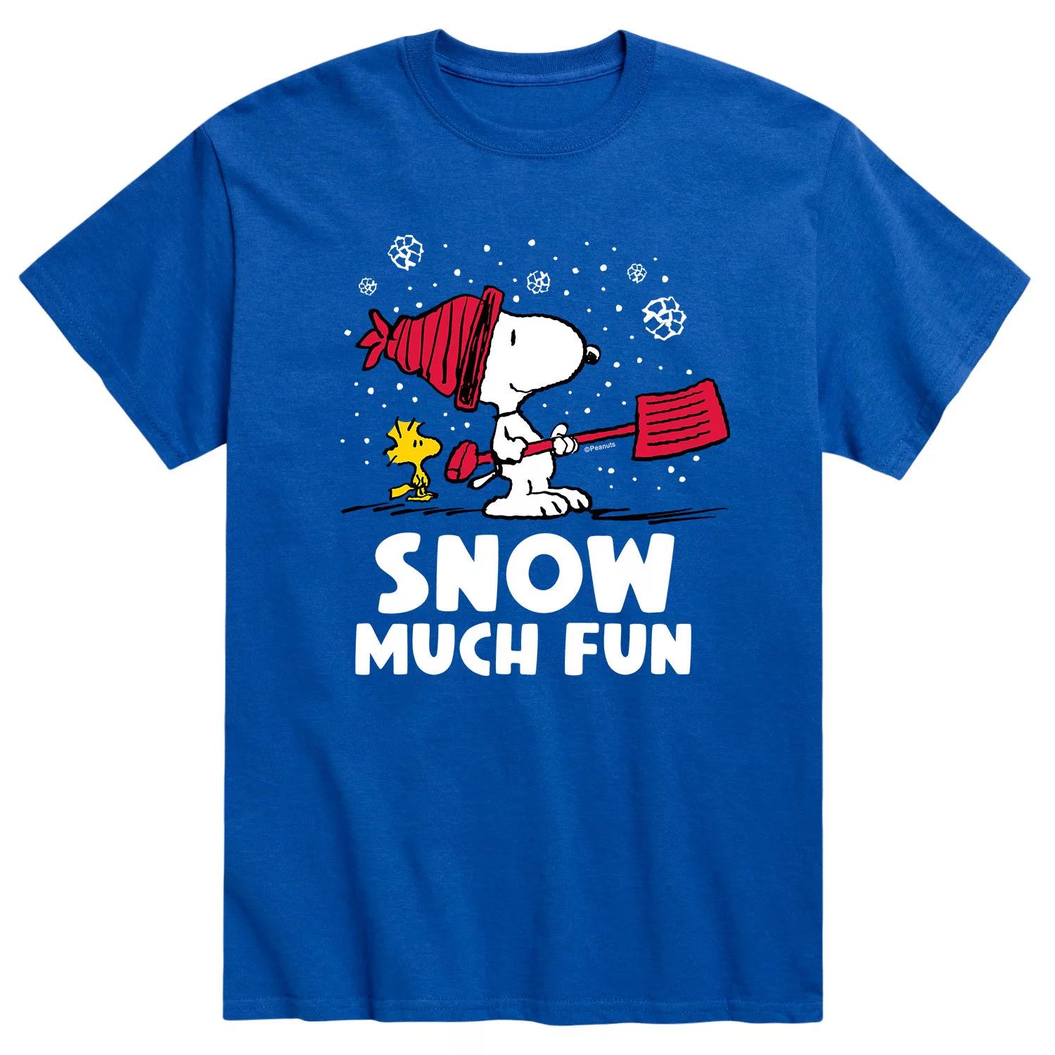 Мужская футболка Peanuts Snoopy Snow Much Fun Licensed Character