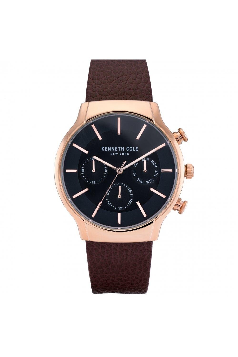 

Модные аналоговые кварцевые часы - Kc50928004 Kenneth Cole, черный