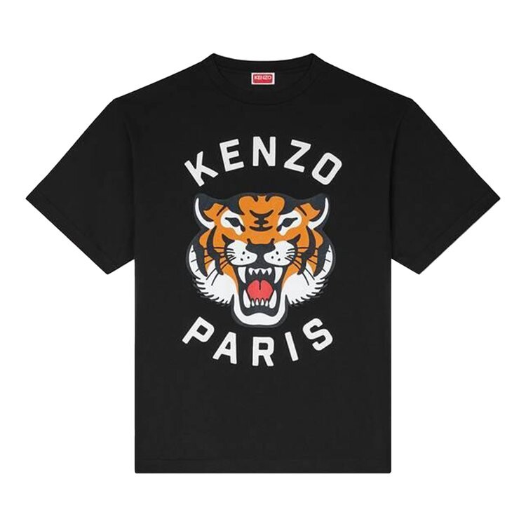 

Футболка Kenzo Lucky Tiger Oversize T-Shirt, черный