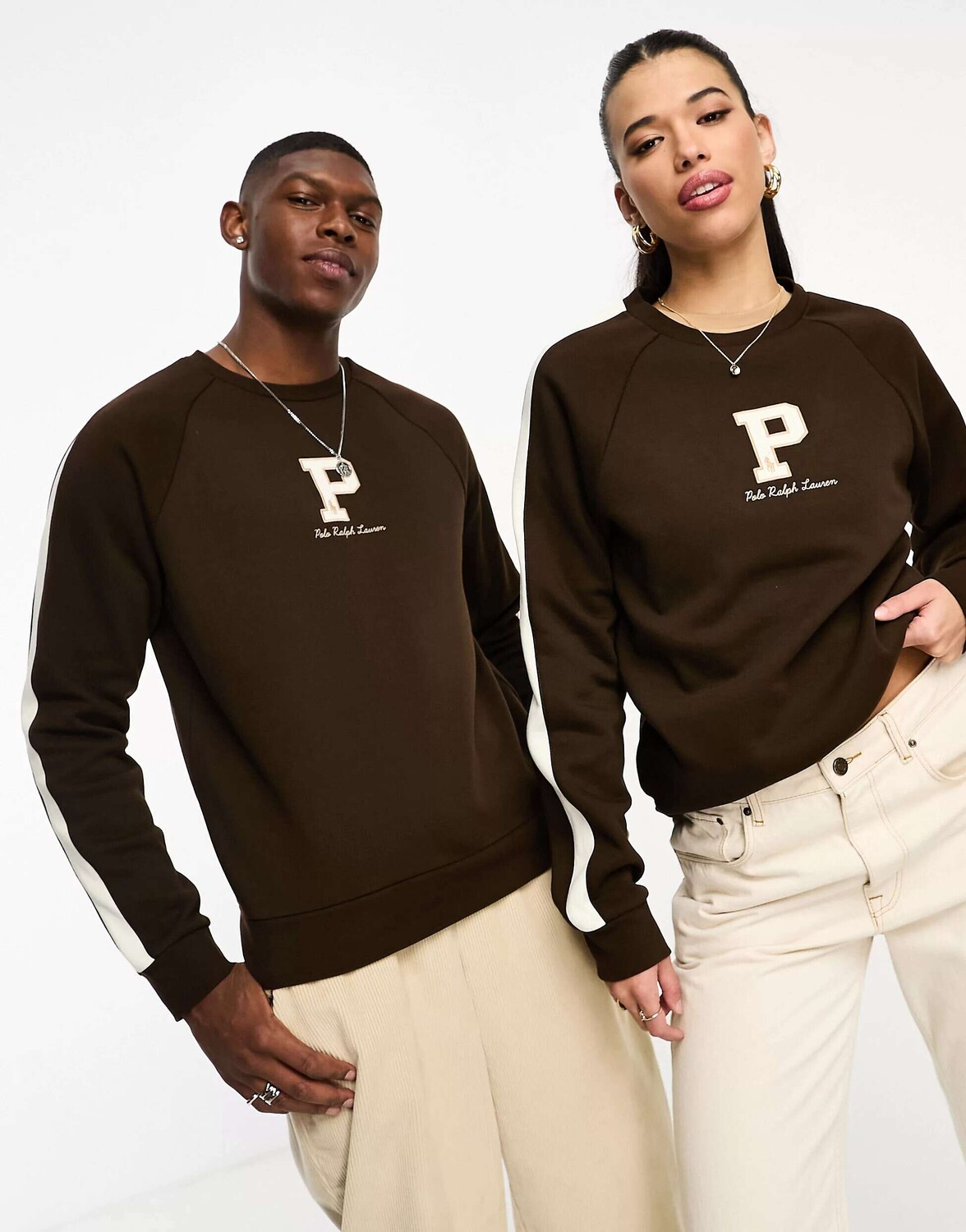 

Эксклюзивный коричневый свитшот Polo Ralph Lauren x ASOS с центральным логотипом