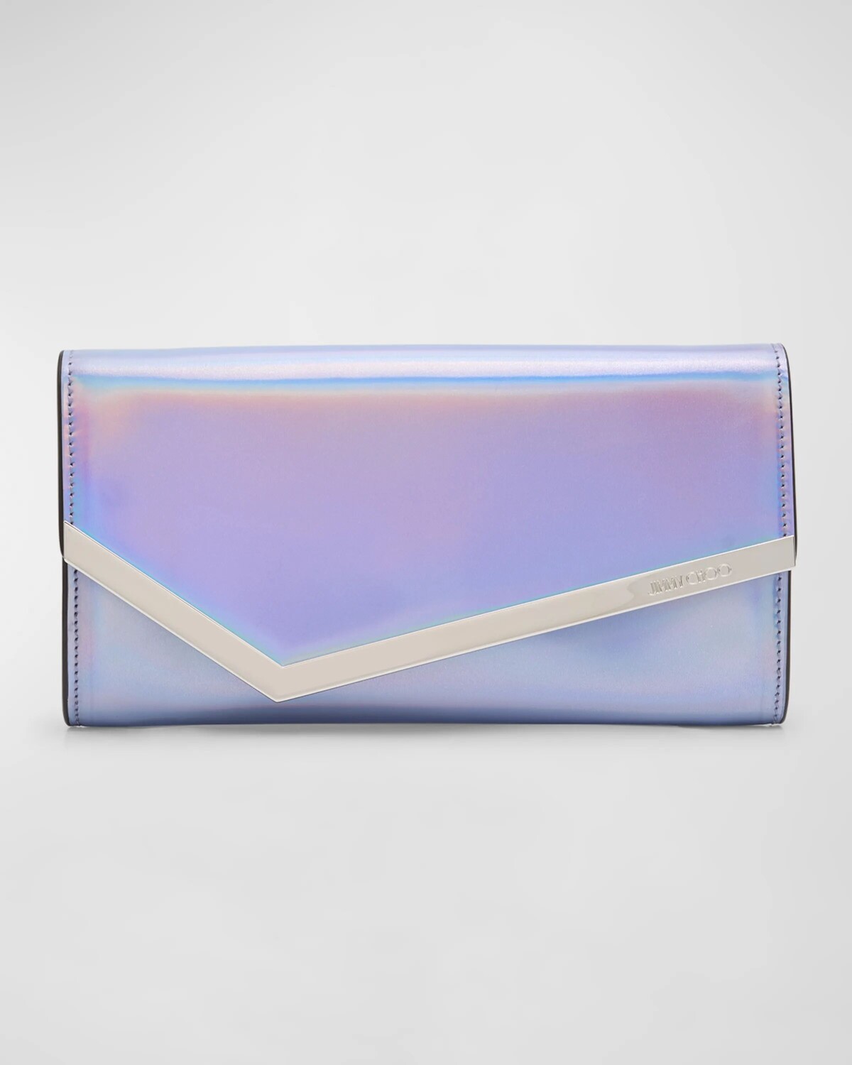 

Переливающийся клатч Emmie с клапаном Jimmy Choo, цвет Purple