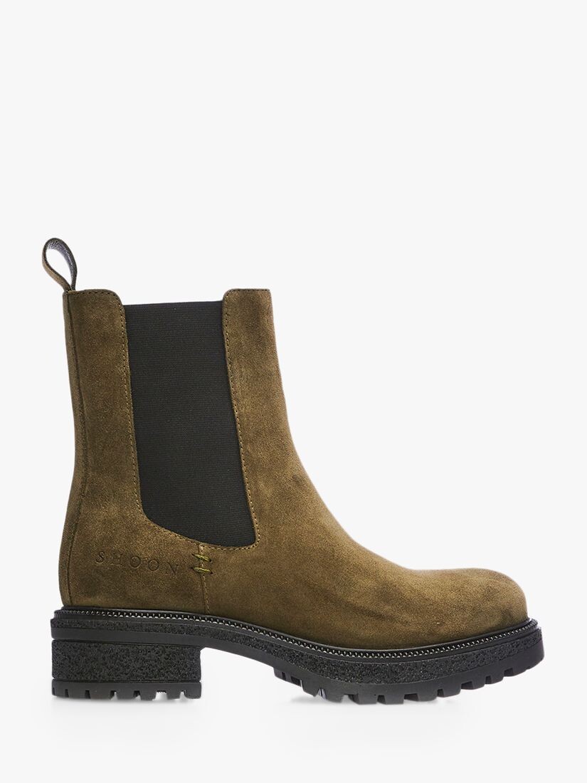 

Moda in Pelle Shoon Замшевые ботинки челси Shoon Adesso, оливковый