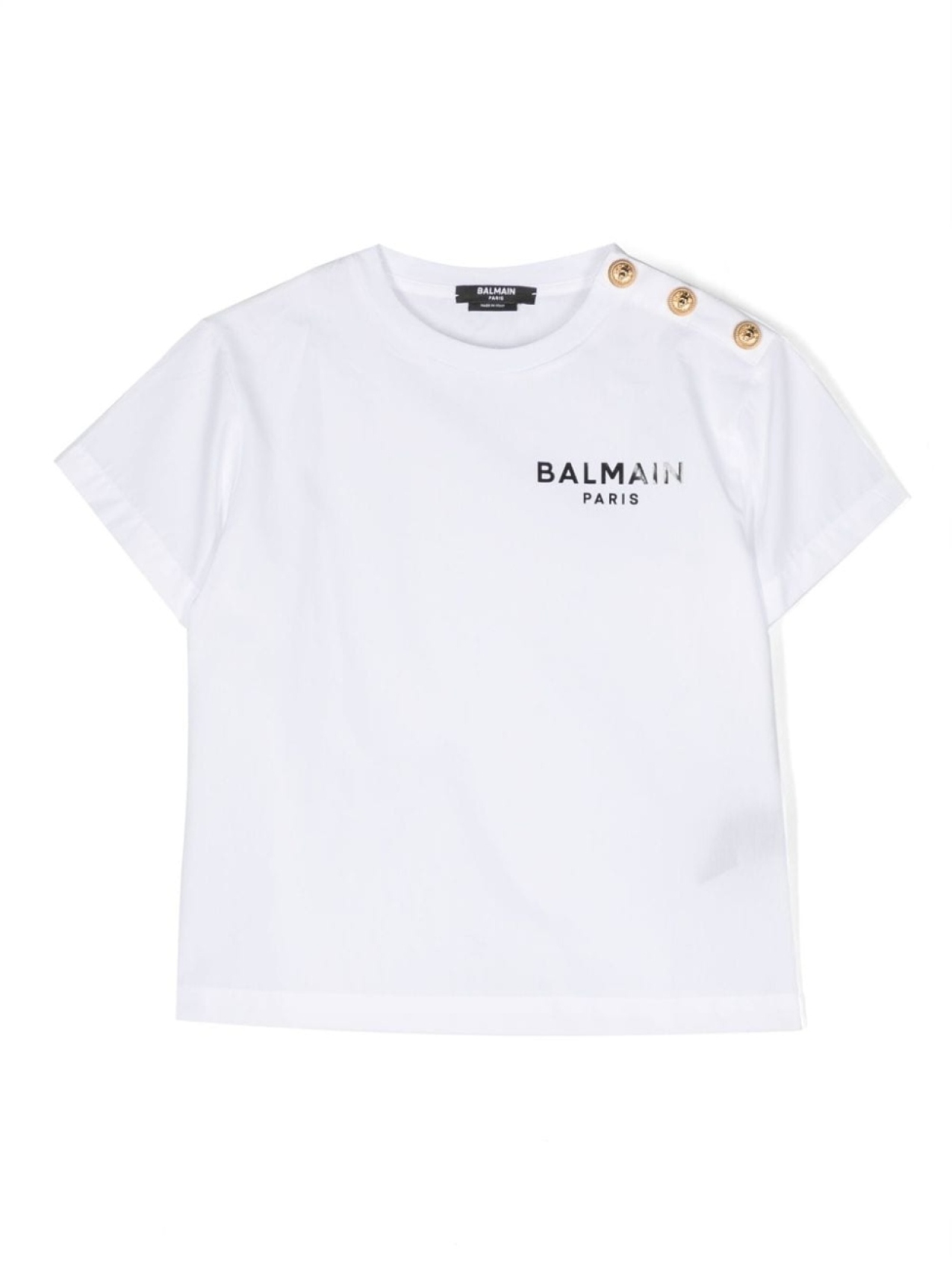 

Balmain Kids футболка с логотипом, белый