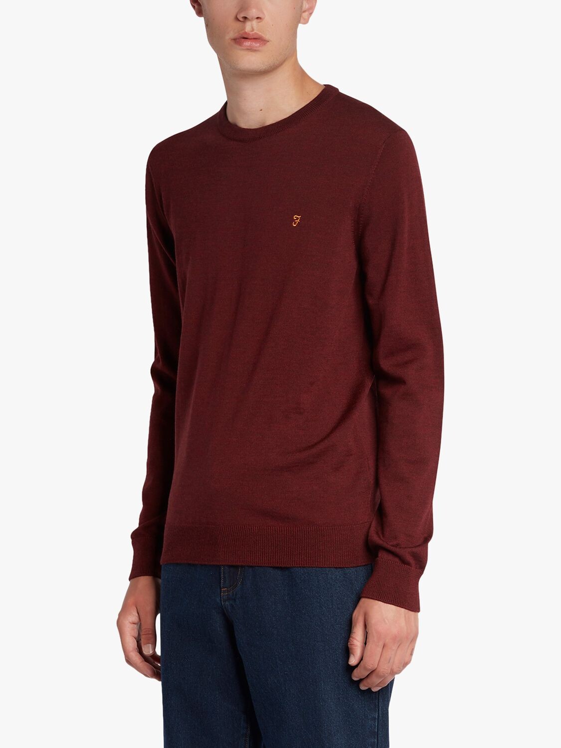 

Джемпер Farah Mullen из мериносовой шерсти, Farah Burgundy