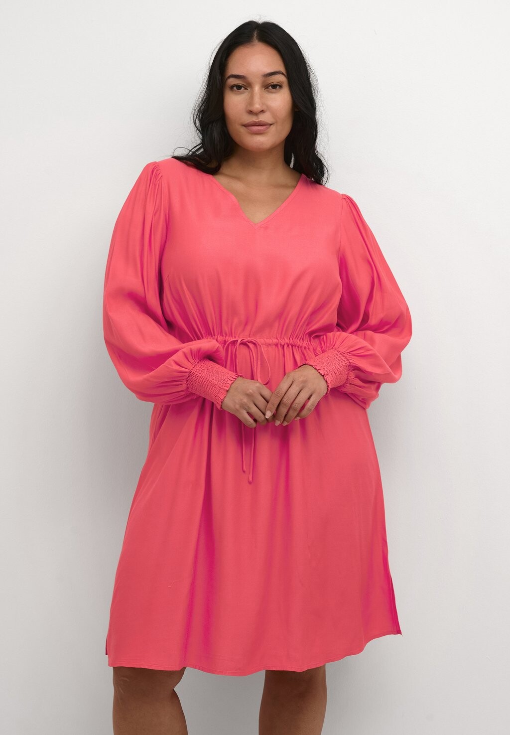 

Платье дневное KAFFE CURVE KCDANIA DRESS, цвет cayenne