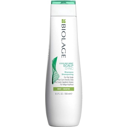 Biolage Scalpsync Cooling Mint Shampoo Очищающий шампунь для жирных волос 250 мл, Matrix matrix scalpsync cooling mint shampoo