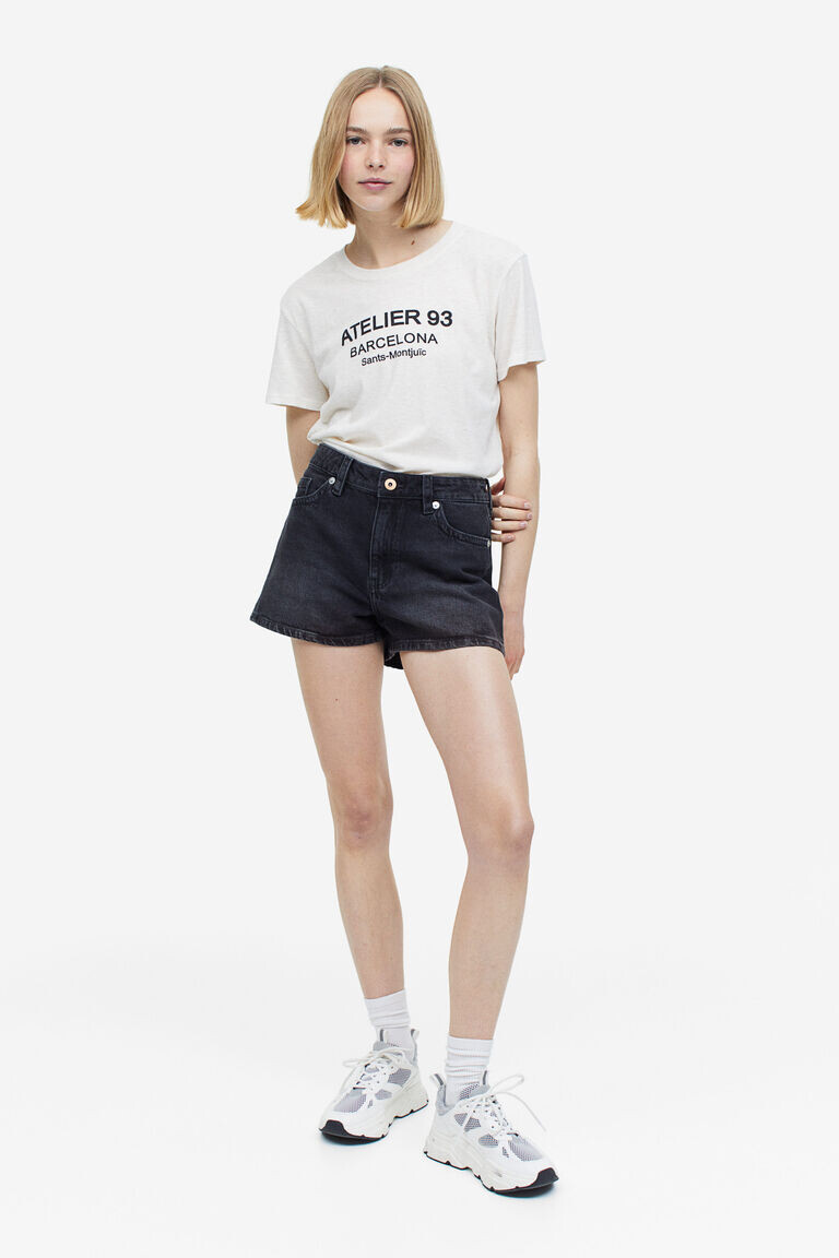 

Джинсовые шорты H&M, серый