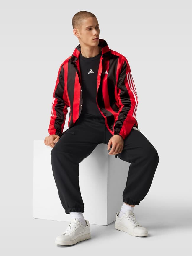 

Полосатая куртка-рубашка ADIDAS SPORTSWEAR, бордо