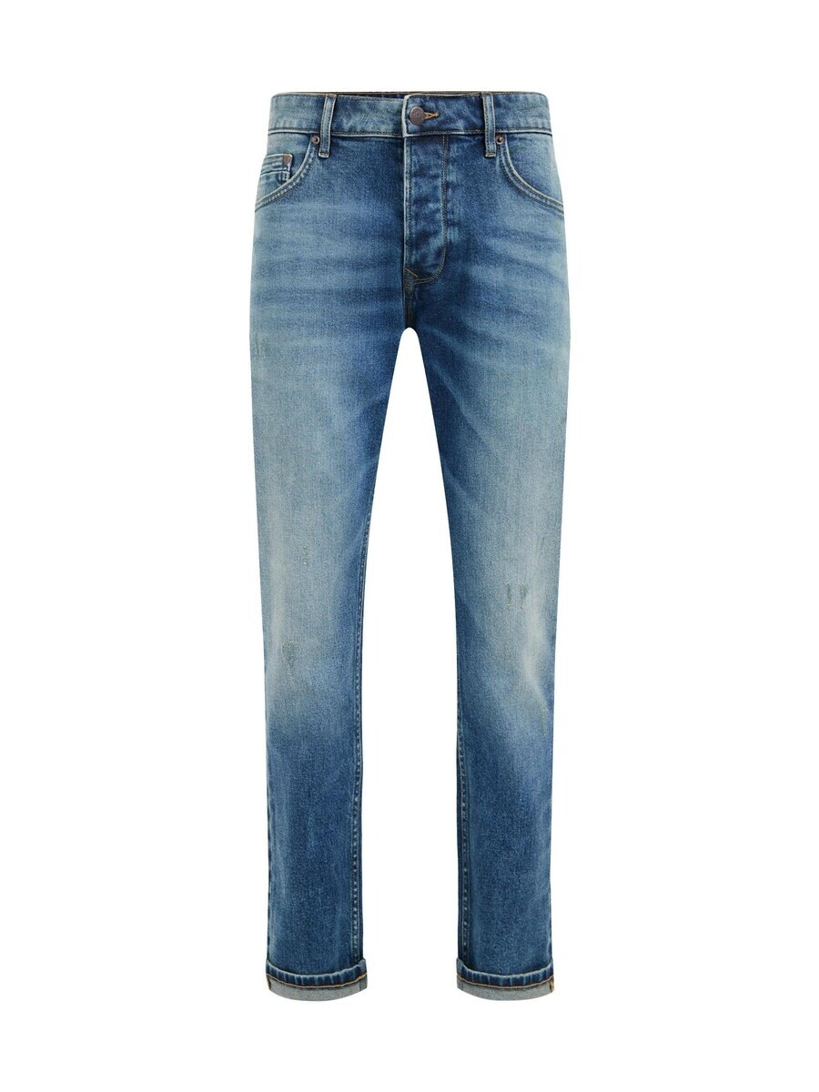 

Джинсы узкого кроя We Fashion, синий джинсовый