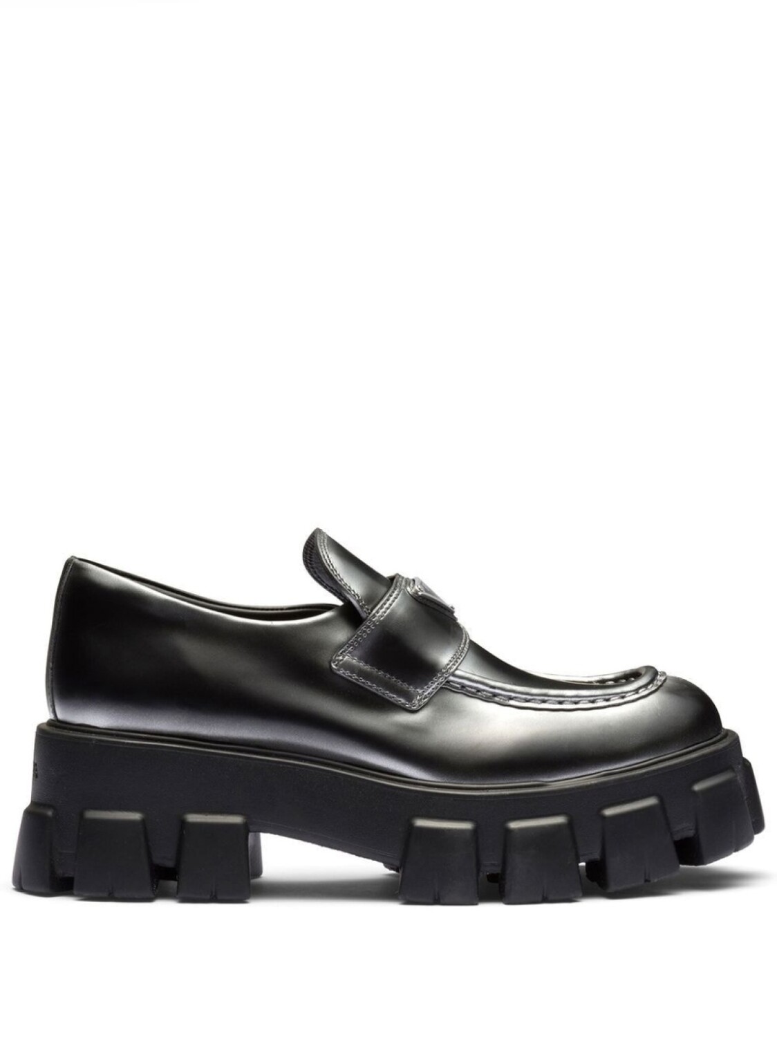 

Prada лоферы Monolith с эффектом омбре, черный