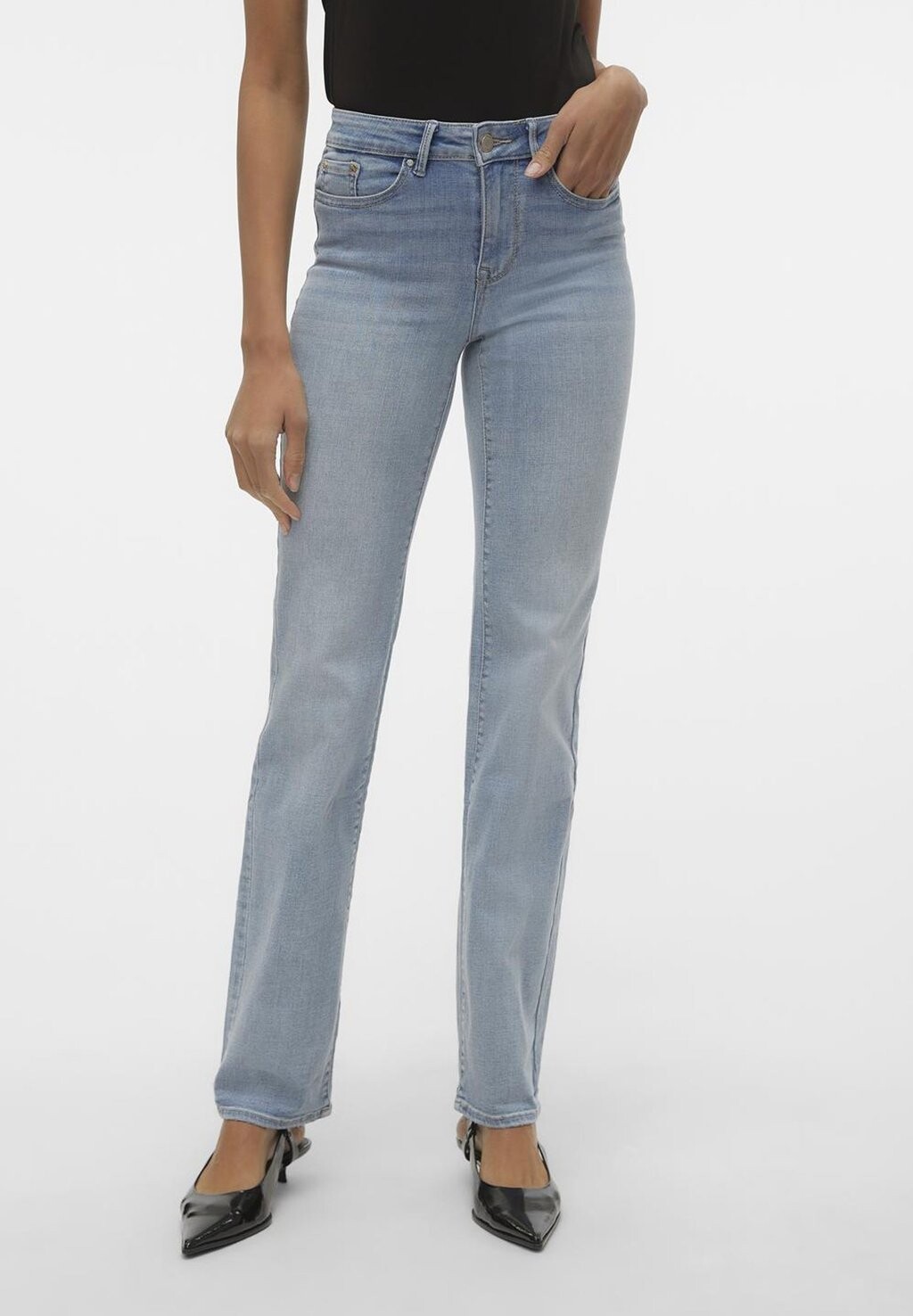 

Джинсы прямого кроя FLASH MR GA NOOS Vero Moda, Светло-синий