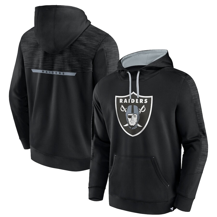 

Пуловер с капюшоном Fanatics Branded Las Vegas Raiders, черный