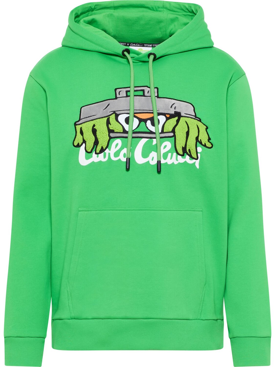 

Толстовка Carlo Colucci Hoodie ohne Reißverschluss Degiampietro, зеленый