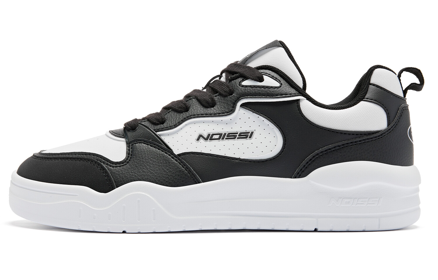 

Кроссовки QIAODAN Skateboarding Shoes Men Low-top Black/white, черный