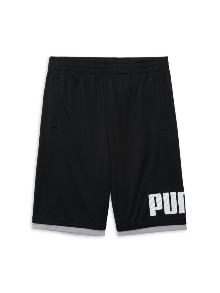 

Шорты с логотипом для мальчиков Puma, черный