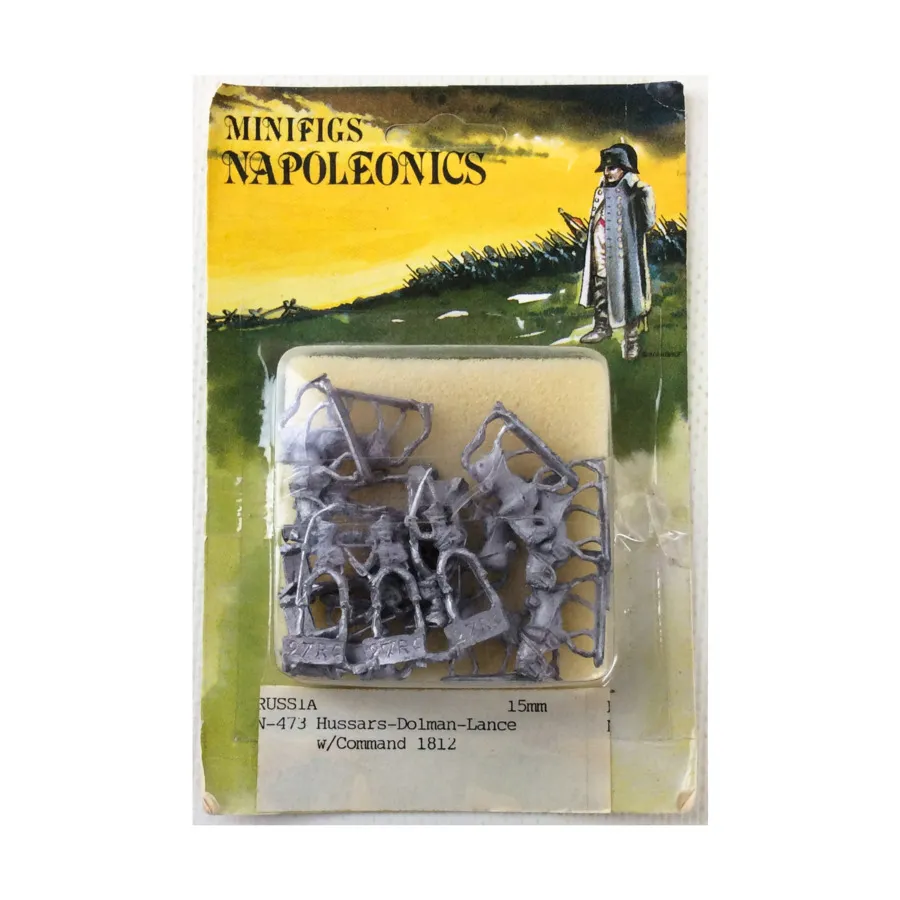 

Гусары-Долман-Ланс с командованием 1812 г., Napoleonic Miniatures - Russian (15mm) (Minifigs)