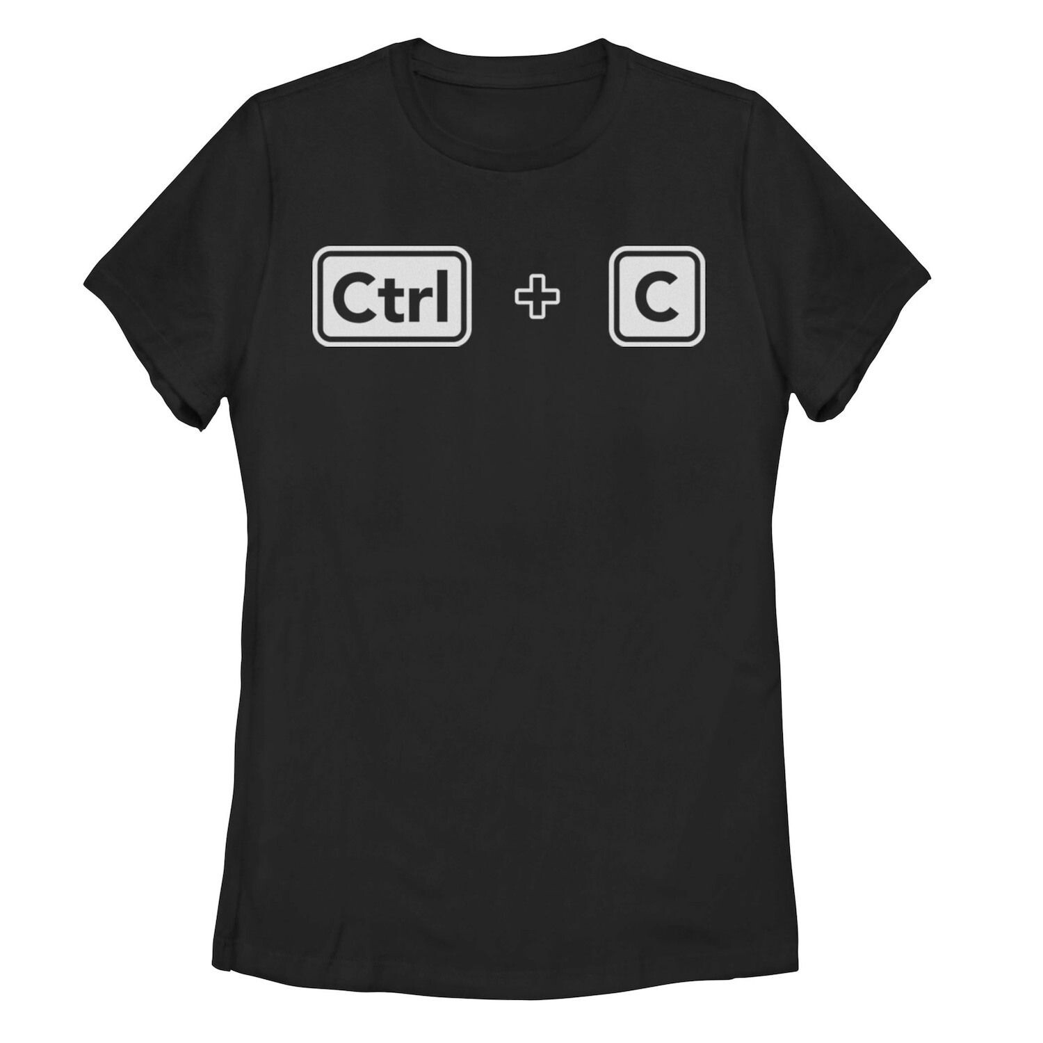 

Футболка с рисунком «Control + C» для юниоров