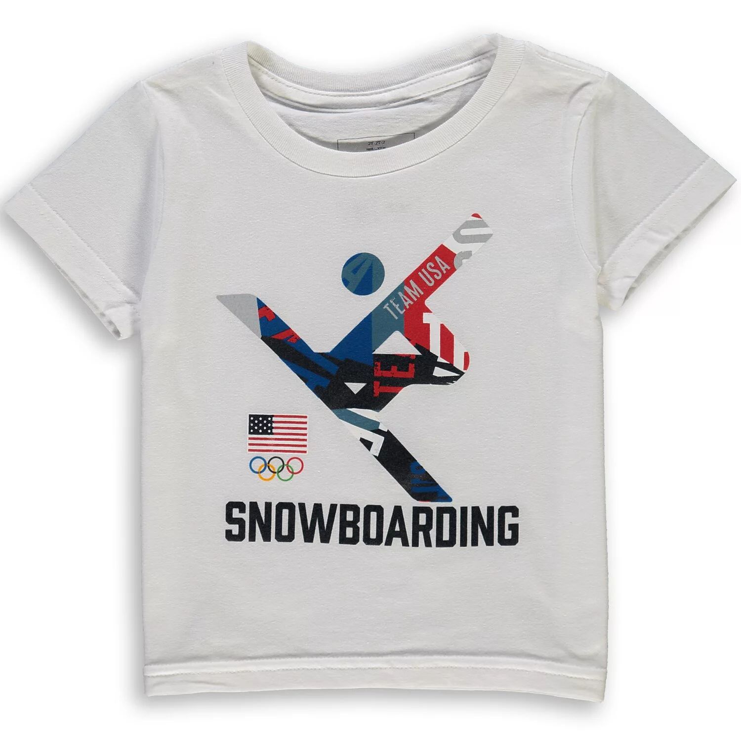 Белая футболка с узором Swatch для малышей Team USA Snowboarding Outerstuff