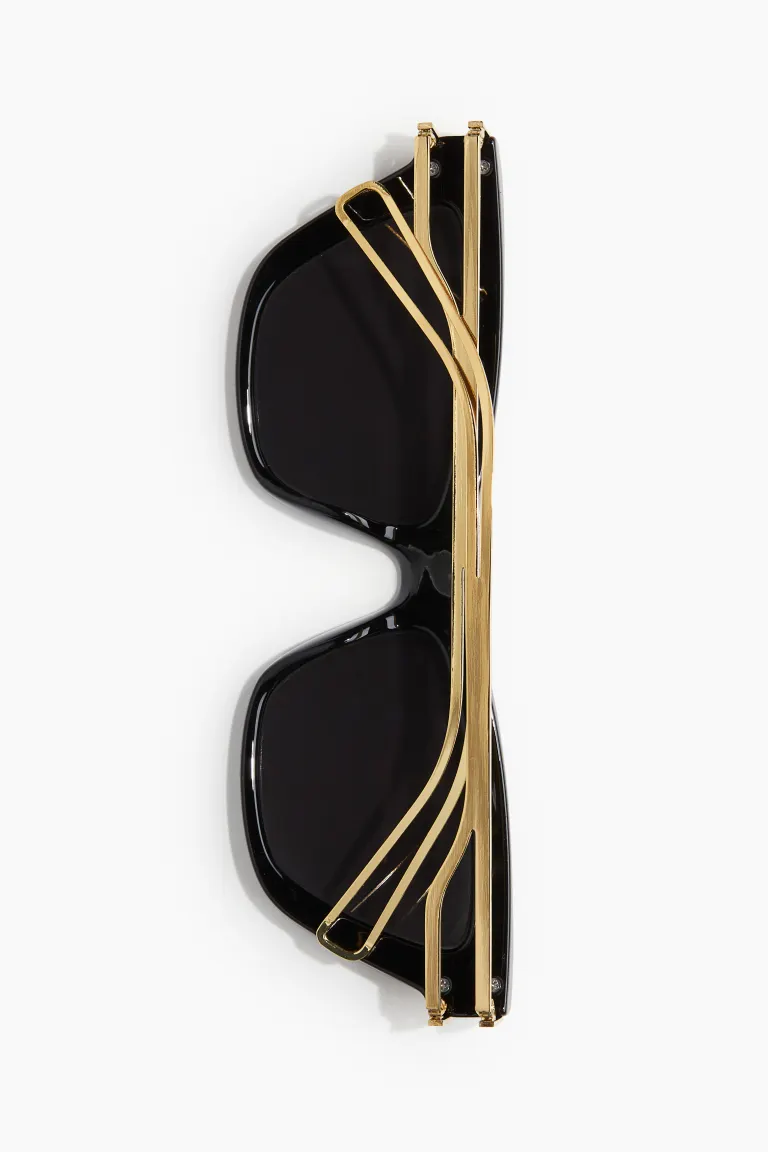 Солнцезащитные очки «кошачий глаз» H&M, черный солнцезащитные очки belstaff золотой